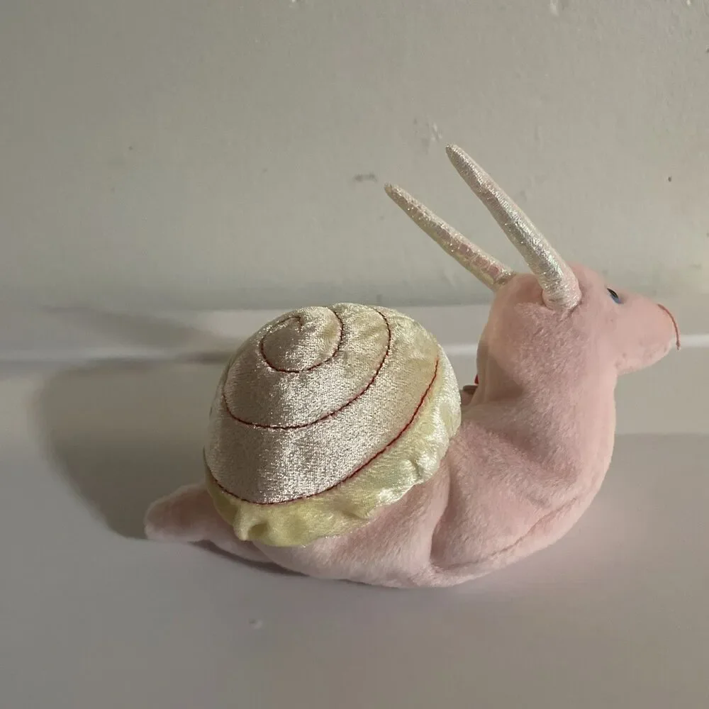 RETIRED - Ty Beanie Baby Swirly Snail 1999